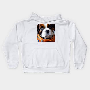 Cavalier King Charles Spaniel as Astronaut Kids Hoodie